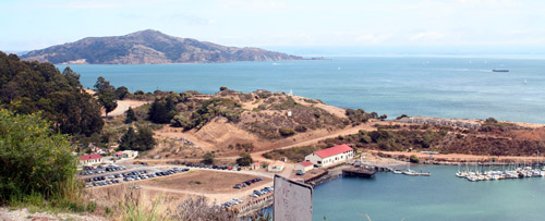 Noorkant van de baai in San Francisco